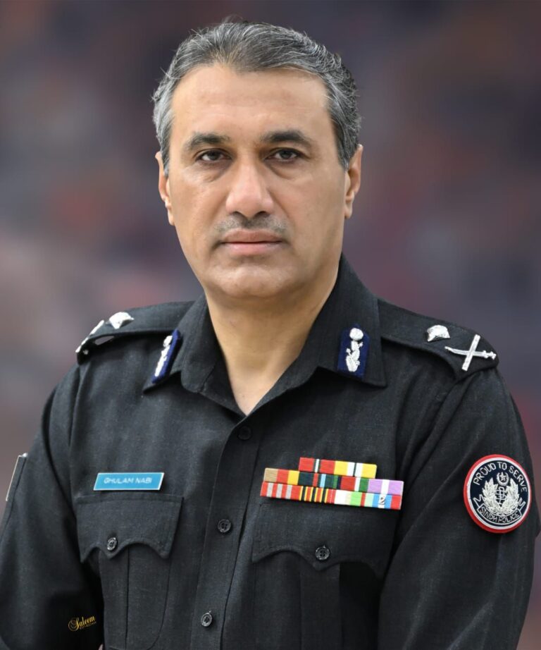 Vision by IGP Sindh Mr. Ghulam Nabi Memon, PSP